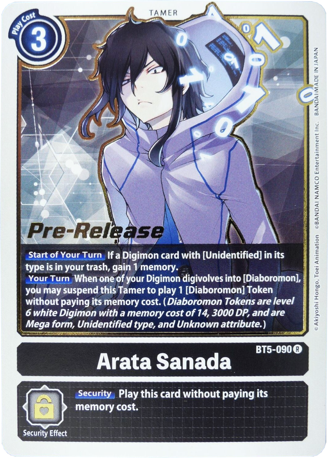 Arata Sanada [BT5-090] [Battle of Omni Pre-Release Promos] | Red Riot Games CA