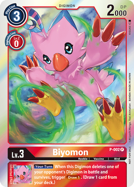 Biyomon [P-002] [Promotional Cards] | Red Riot Games CA