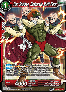 Tien Shinhan, Desperate Multi-Form (P-315) [Tournament Promotion Cards] | Red Riot Games CA