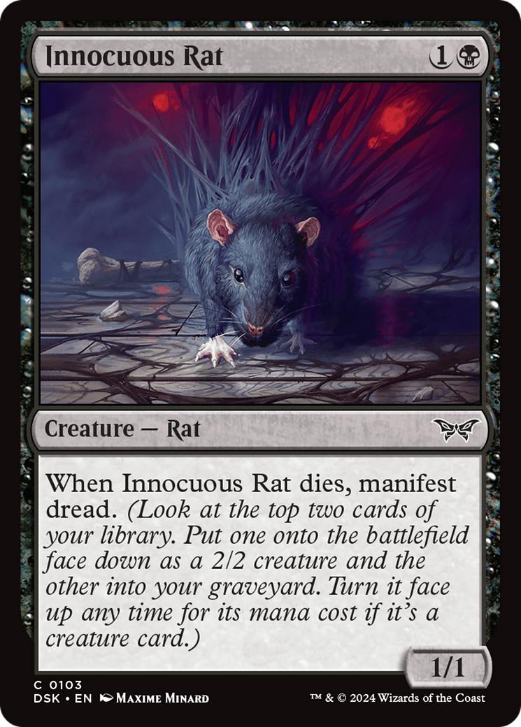 Innocuous Rat [Duskmourn: House of Horror] | Red Riot Games CA