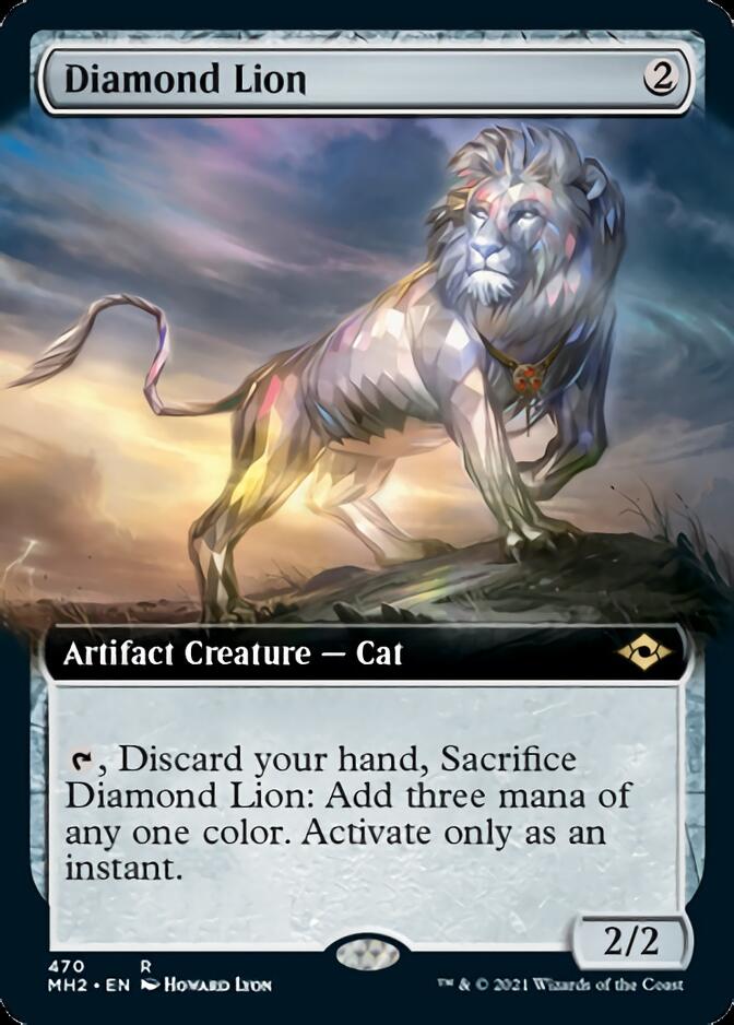 Diamond Lion (Extended Art) [Modern Horizons 2] | Red Riot Games CA