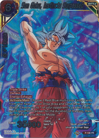 Son Goku, Instincts Surpassed (P-198) [Promotion Cards] | Red Riot Games CA