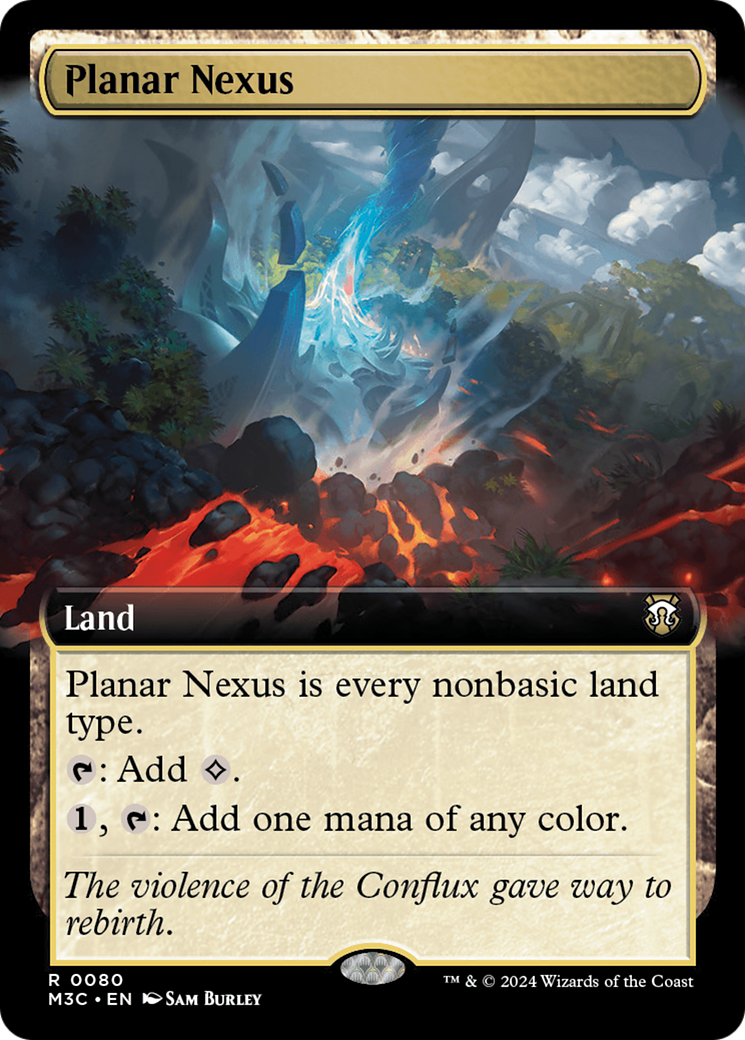 Planar Nexus (Extended Art) (Ripple Foil) [Modern Horizons 3 Commander] | Red Riot Games CA