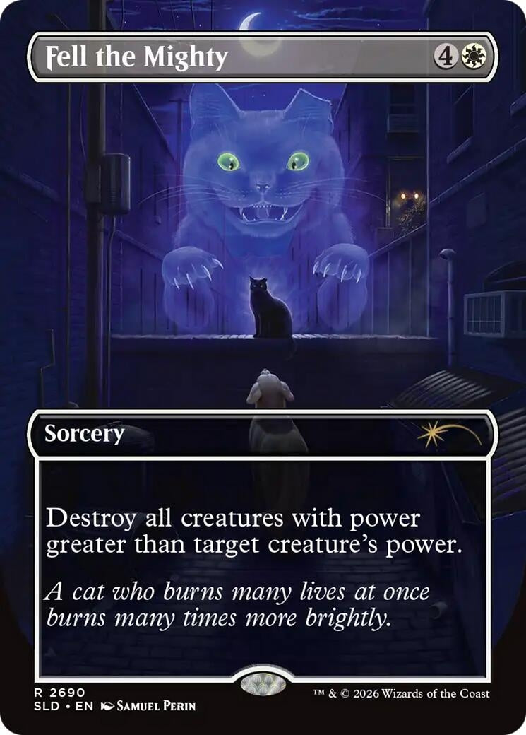 Image for Fell the Mighty (2690) (2690) (Secret Lair Drop Series) (SLD) - Magic: The Gathering