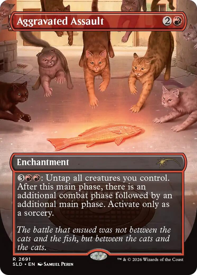 Image for Aggravated Assault (2691) (2691) (Secret Lair Drop Series) (SLD) - Magic: The Gathering