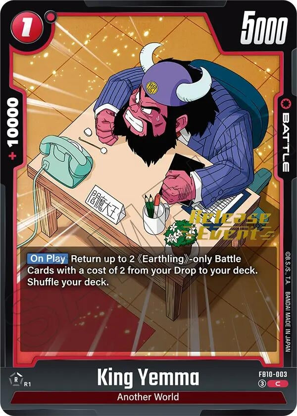 Image for King Yemma (FB10-003) (Cross Force Release Event Cards) (FB10_PR) - Dragon Ball Super: Fusion World