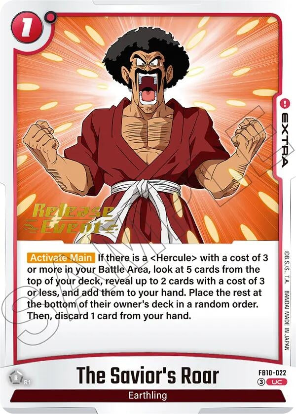 Image for The Savior's Roar (FB10-022) (Cross Force Release Event Cards) (FB10_PR) - Dragon Ball Super: Fusion World