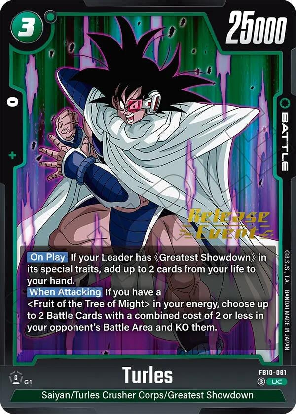 Image for Turles - FB10-061 (FB10-061) (Cross Force Release Event Cards) (FB10_PR) - Dragon Ball Super: Fusion World