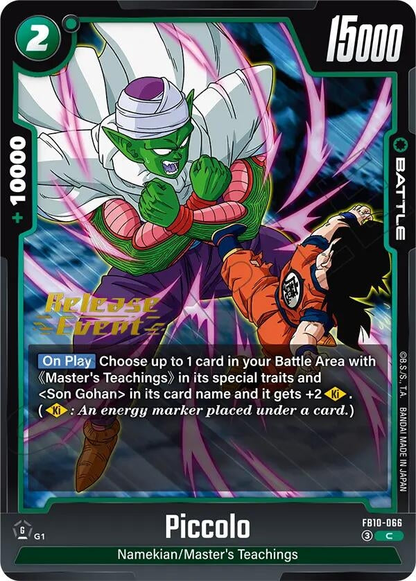 Image for Piccolo - FB10-066 (FB10-066) (Cross Force Release Event Cards) (FB10_PR) - Dragon Ball Super: Fusion World
