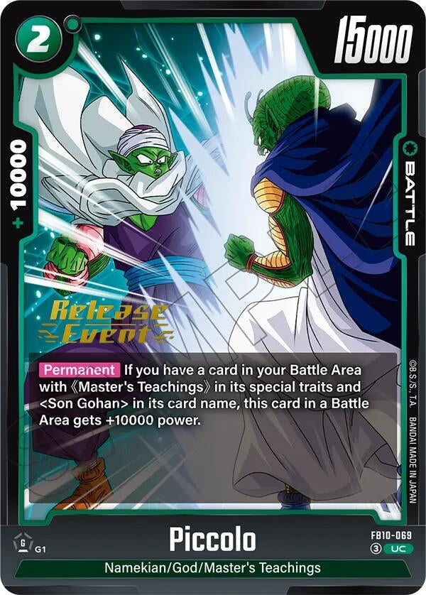 Image for Piccolo - FB10-069 (FB10-069) (Cross Force Release Event Cards) (FB10_PR) - Dragon Ball Super: Fusion World