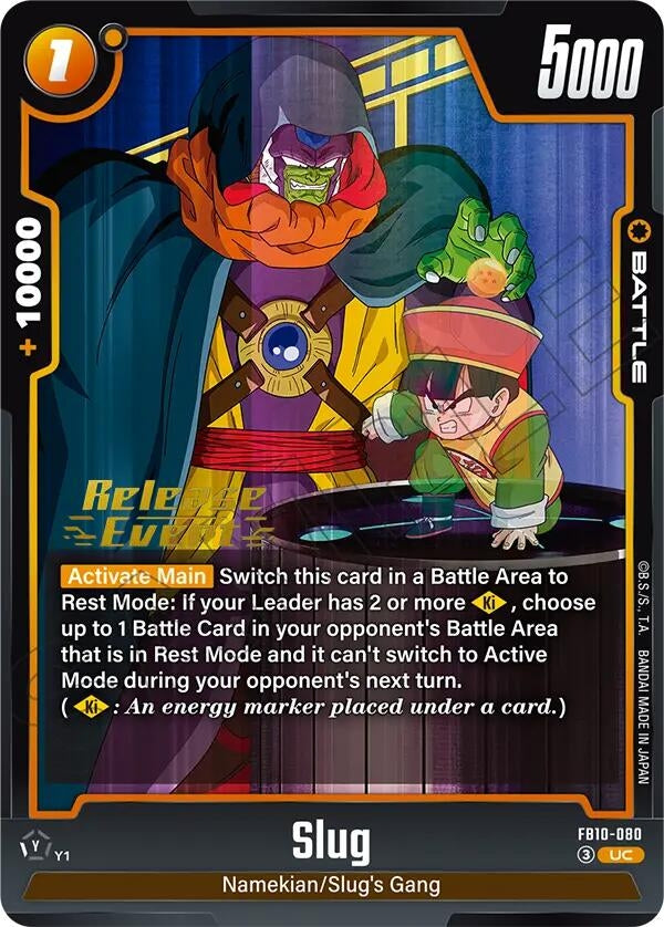 Image for Slug - FB10-080 (FB10-080) (Cross Force Release Event Cards) (FB10_PR) - Dragon Ball Super: Fusion World