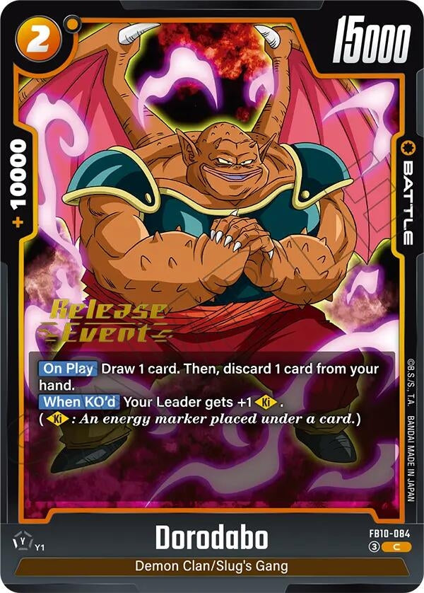 Image for Dorodabo (FB10-084) (Cross Force Release Event Cards) (FB10_PR) - Dragon Ball Super: Fusion World