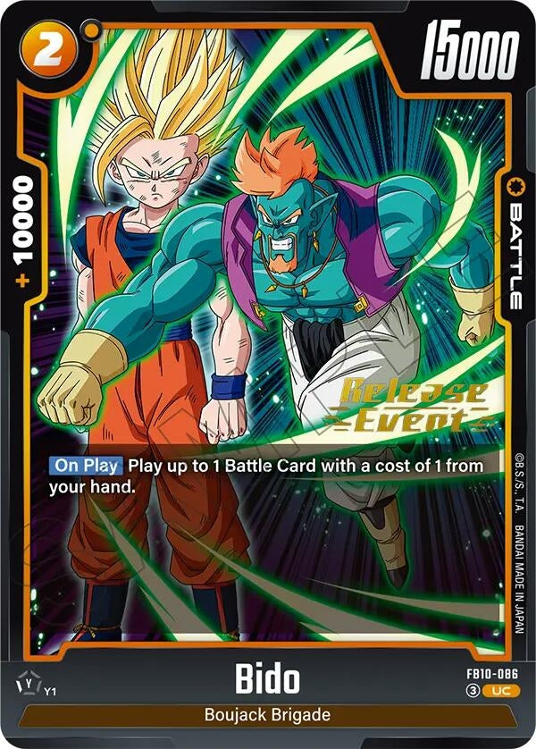 Image for Bido - FB10-086 (FB10-086) (Cross Force Release Event Cards) (FB10_PR) - Dragon Ball Super: Fusion World