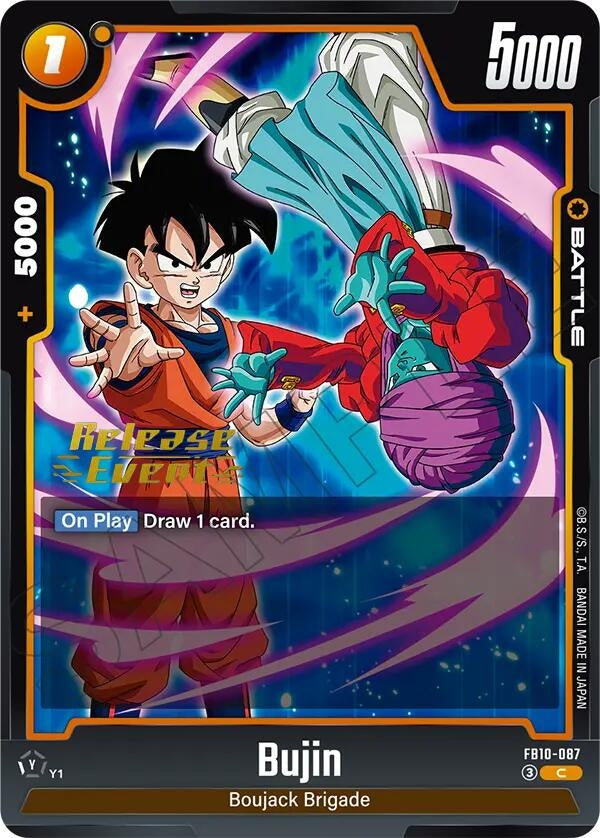 Image for Bujin - FB10-087 (FB10-087) (Cross Force Release Event Cards) (FB10_PR) - Dragon Ball Super: Fusion World