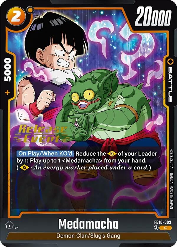Image for Medamacha (FB10-093) (Cross Force Release Event Cards) (FB10_PR) - Dragon Ball Super: Fusion World