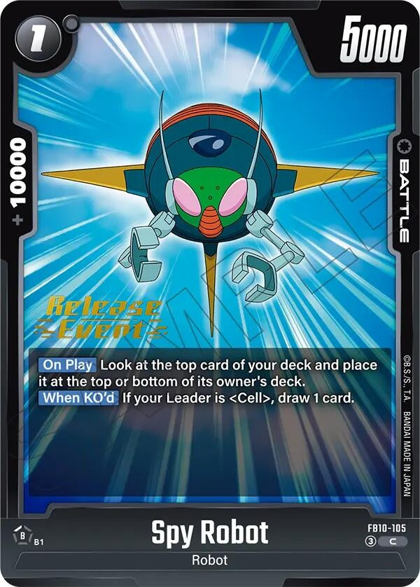 Image for Spy Robot (FB10-105) (Cross Force Release Event Cards) (FB10_PR) - Dragon Ball Super: Fusion World