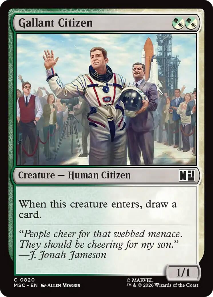 Image for Gallant Citizen (820) (Commander: Marvel Super Heroes) (MSC) - Magic: The Gathering