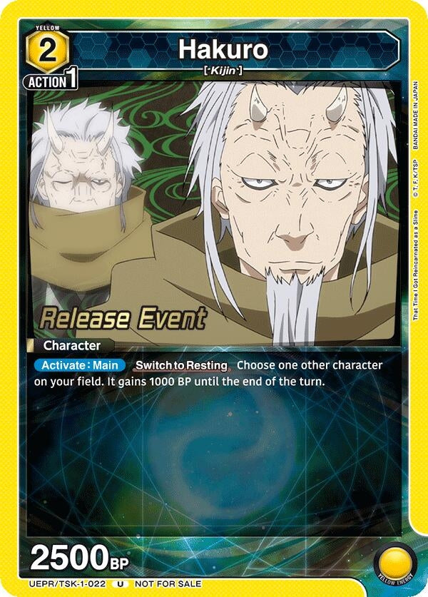 Image for Hakuro (UEPR/TSK-1-022) (UE20BT: That Time I Got Reincarnated as a Slime Release Event Cards) (UE20BT_RE) - Union Arena