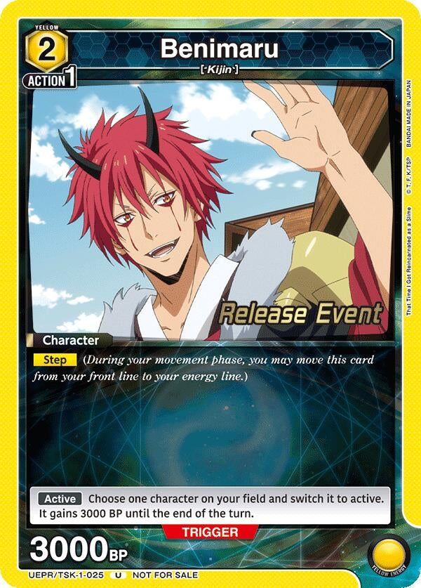 Image for Benimaru (025) (UEPR/TSK-1-025) (UE20BT: That Time I Got Reincarnated as a Slime Release Event Cards) (UE20BT_RE) - Union Arena