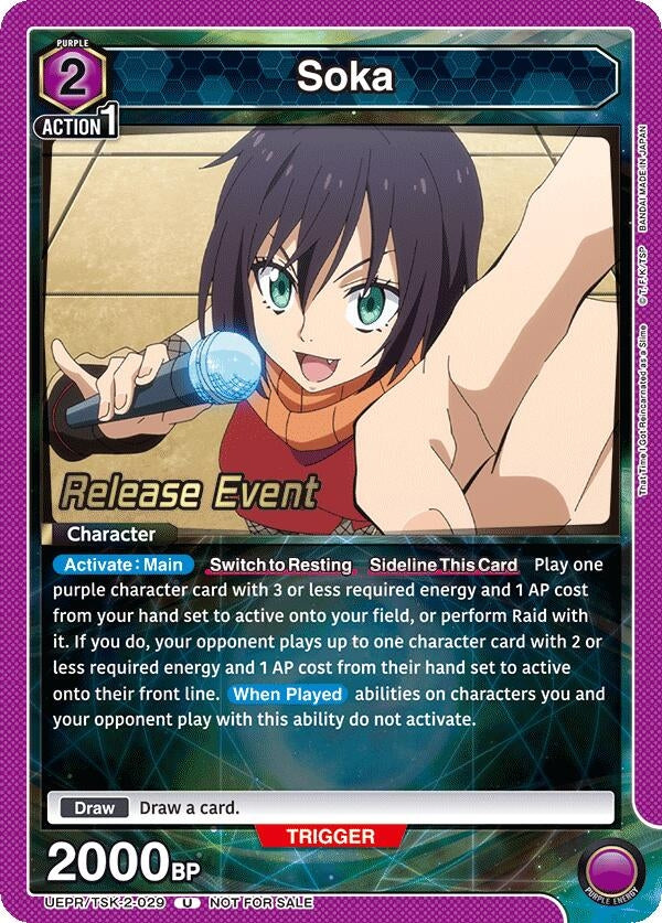 Image for Soka (029) (UEPR/TSK-2-029) (UE20BT: That Time I Got Reincarnated as a Slime Release Event Cards) (UE20BT_RE) - Union Arena