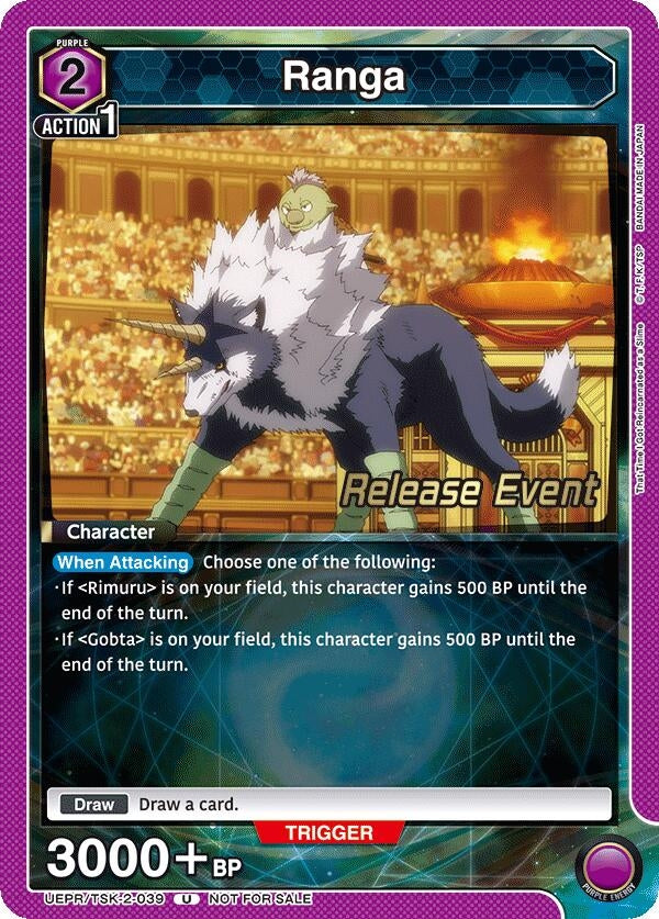 Image for Ranga (039) (UEPR/TSK-2-039) (UE20BT: That Time I Got Reincarnated as a Slime Release Event Cards) (UE20BT_RE) - Union Arena
