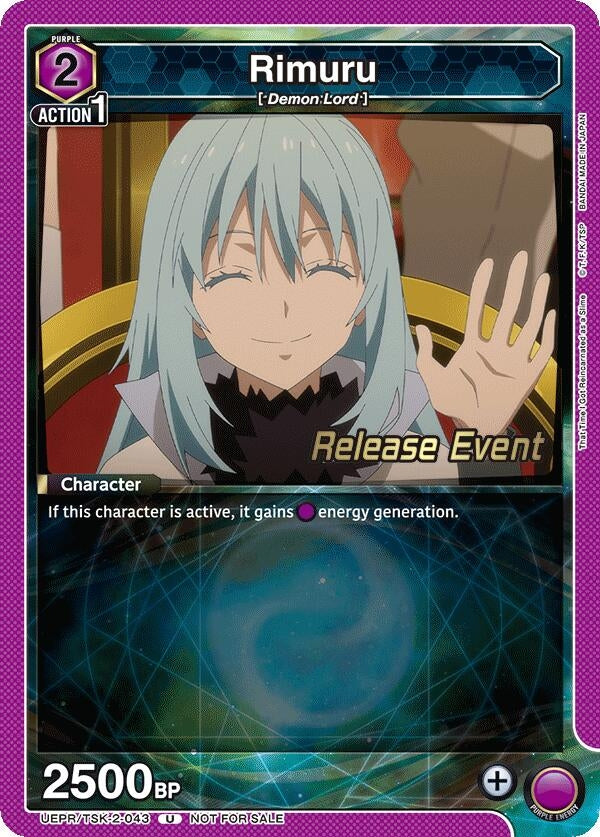 Image for Rimuru (043) (UEPR/TSK-2-043) (UE20BT: That Time I Got Reincarnated as a Slime Release Event Cards) (UE20BT_RE) - Union Arena
