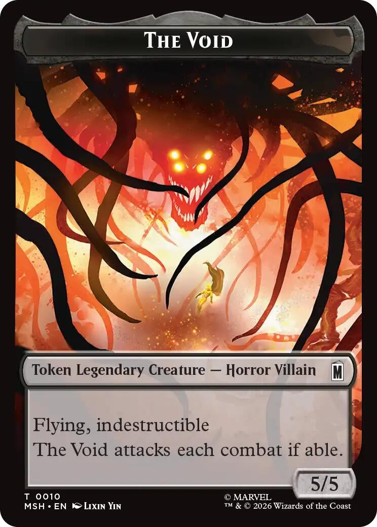 Image for The Void // Squirrel Double-Sided Token (010/014) (Marvel Super Heroes) (MSH) - Magic: The Gathering