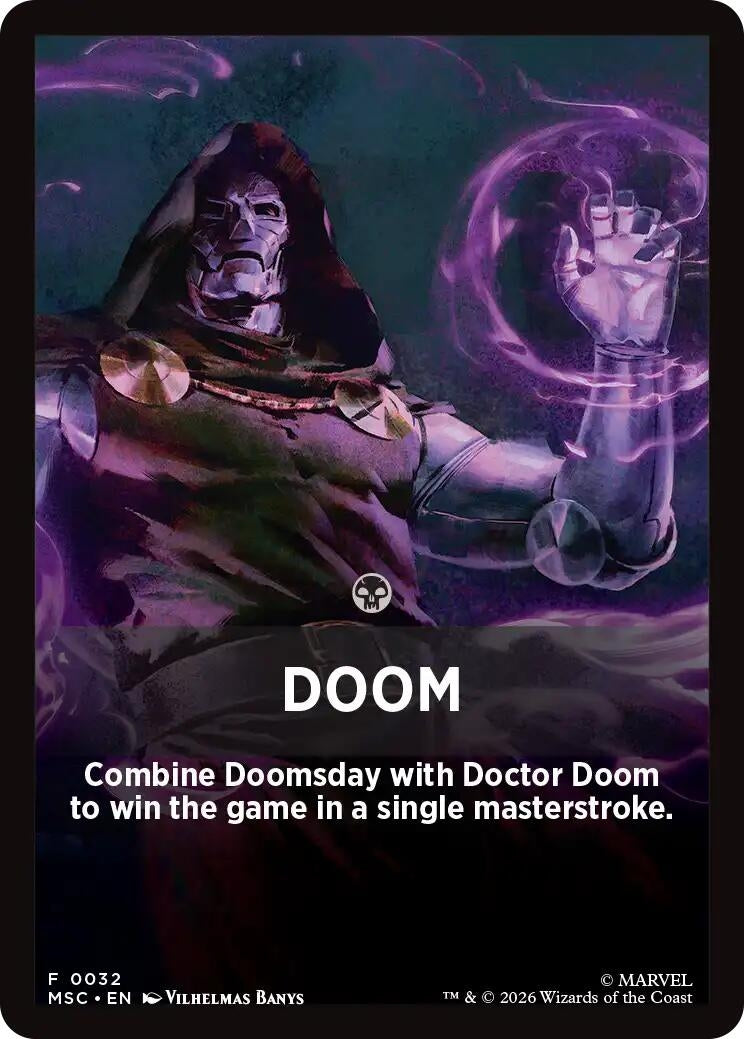 Image for Doom Theme Card (32) (Commander: Marvel Super Heroes) (MSC) - Magic: The Gathering