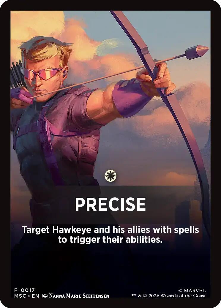 Image for Precise Theme Card (17) (Commander: Marvel Super Heroes) (MSC) - Magic: The Gathering