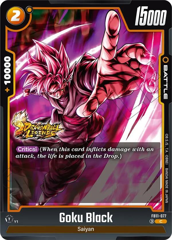 Image for Goku Black - FB11-077 (FB11-077) (Brightness of Hope) (FB11) - Dragon Ball Super: Fusion World