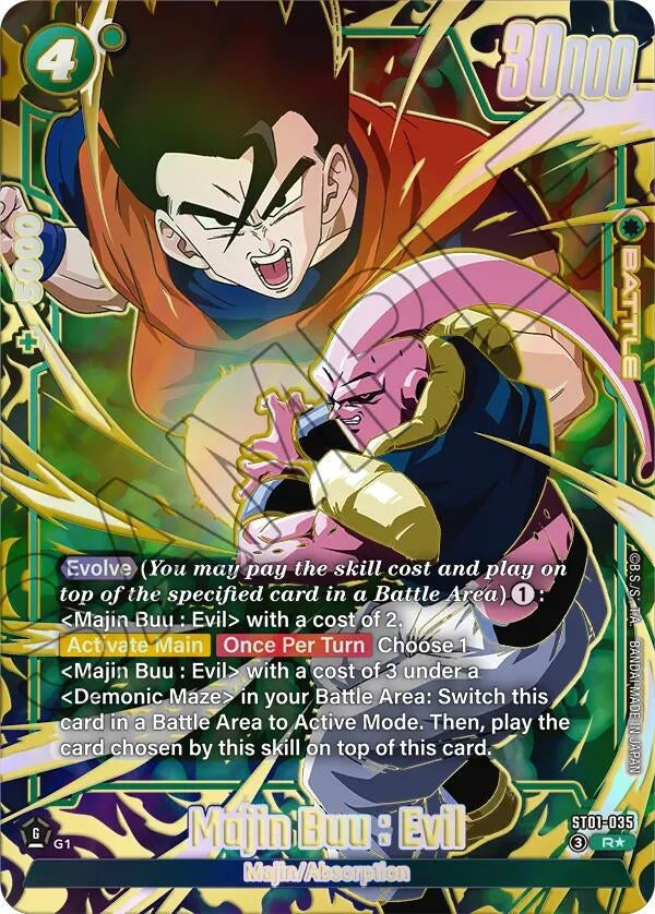 Image for Majin Buu : Evil - ST01-035 (Alternate Art) (ST01-035) (Story Booster 01) (ST01) - Dragon Ball Super: Fusion World