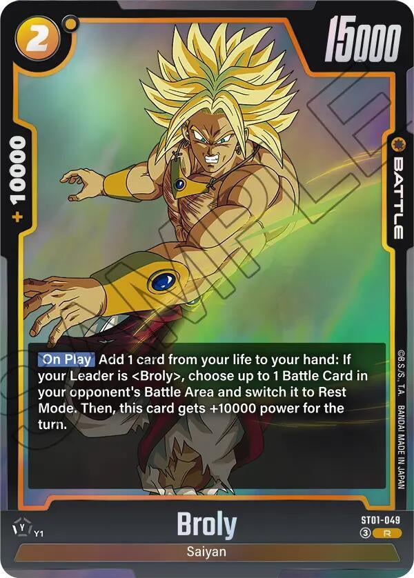 Image for Broly - ST01-049 (ST01-049) (Story Booster 01) (ST01) - Dragon Ball Super: Fusion World