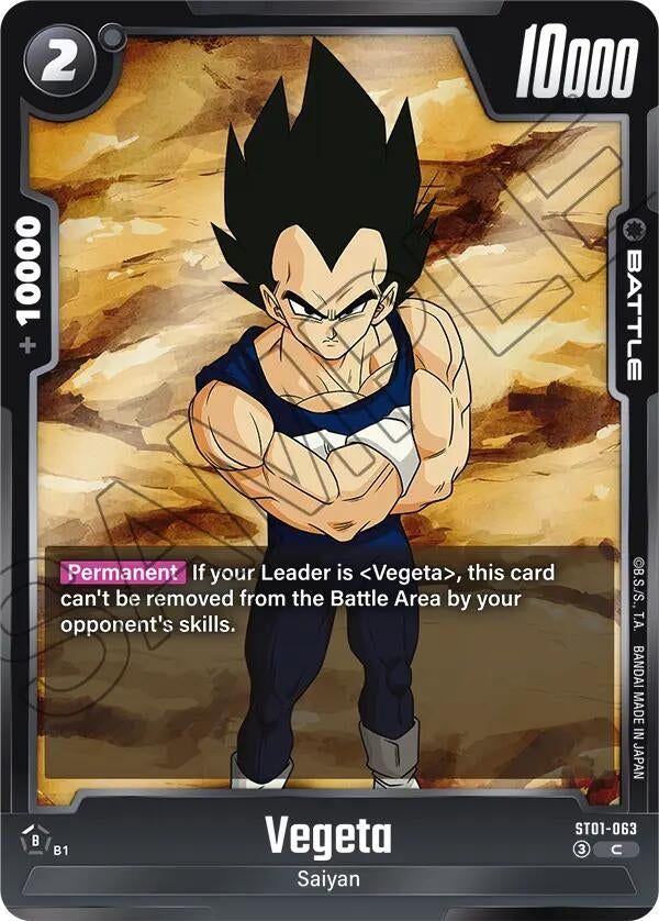 Image for Vegeta - ST01-063 (ST01-063) (Story Booster 01) (ST01) - Dragon Ball Super: Fusion World