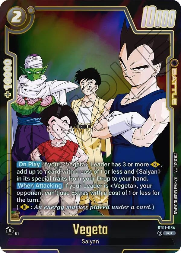 Image for Vegeta - ST01-064 (Alternate Art) (ST01-064) (Story Booster 01) (ST01) - Dragon Ball Super: Fusion World