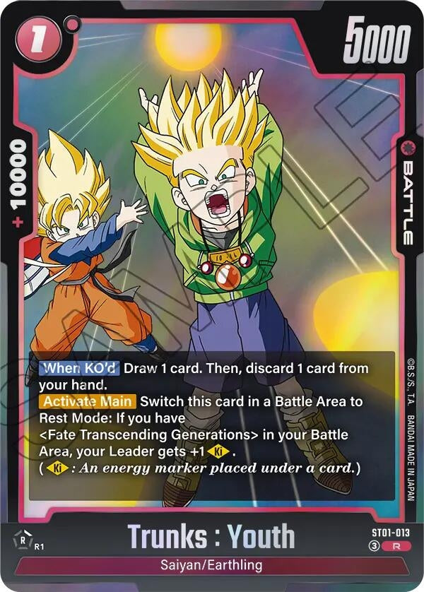 Image for Trunks : Youth - ST01-013 (ST01-013) (Story Booster 01) (ST01) - Dragon Ball Super: Fusion World