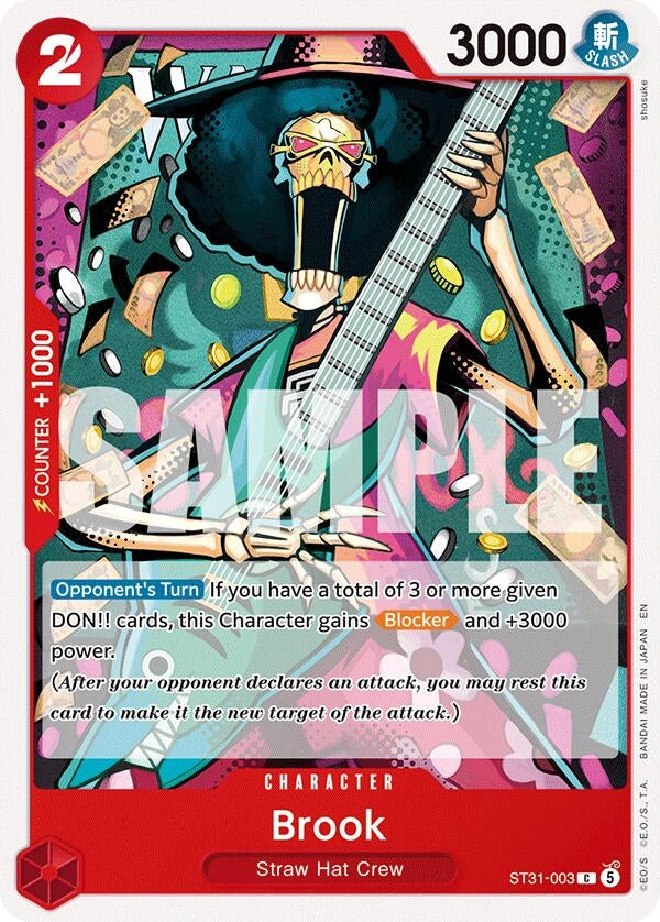 Image for Brook (ST31-003) (Starter Deck 31: RED Monkey.D.Luffy) (ST-31) - One Piece Card Game