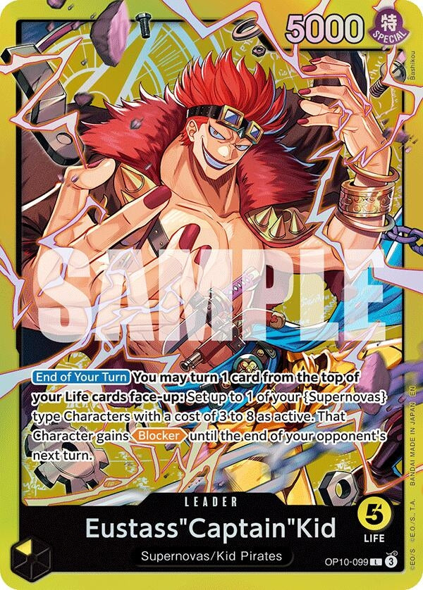 Image for Eustass"Captain"Kid (OP10-099) (OP10-099) (Starter Deck 36: YELLOW Eustass"Captain"Kid) (ST-36) - One Piece Card Game