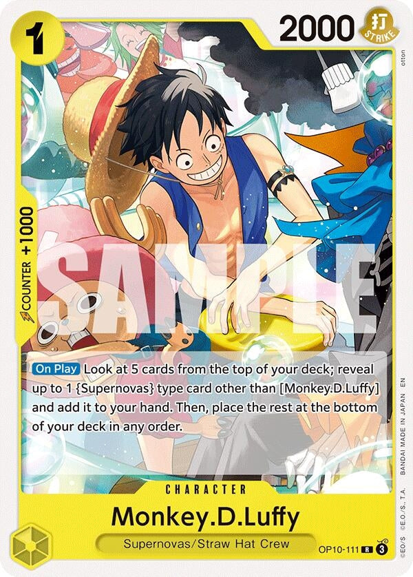 Image for Monkey.D.Luffy (OP10-111) (Starter Deck 36: YELLOW Eustass"Captain"Kid) (ST-36) - One Piece Card Game