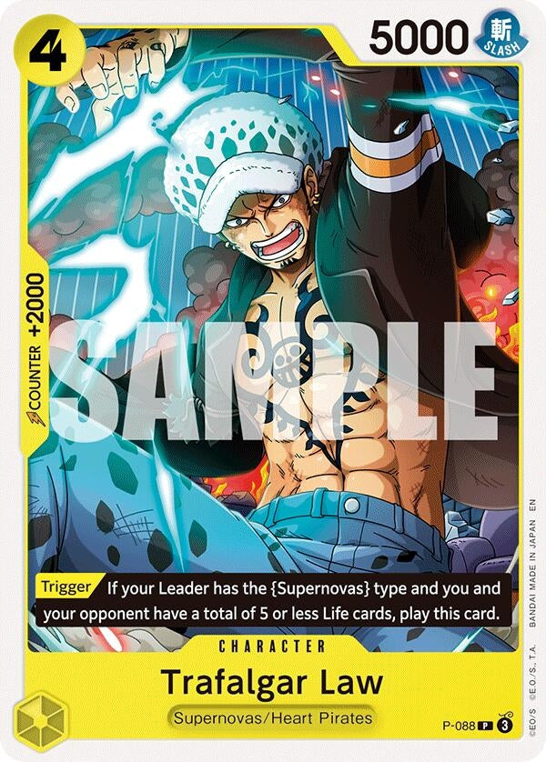 Image for Trafalgar Law (P-088) (Starter Deck 36: YELLOW Eustass"Captain"Kid) (ST-36) - One Piece Card Game