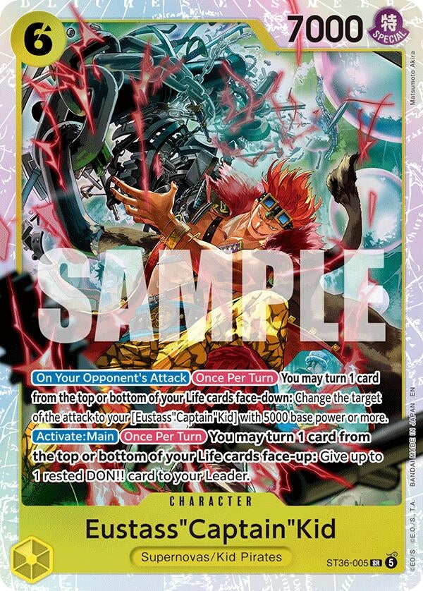 Image for Eustass"Captain"Kid (ST36-005) (ST36-005) (Starter Deck 36: YELLOW Eustass"Captain"Kid) (ST-36) - One Piece Card Game