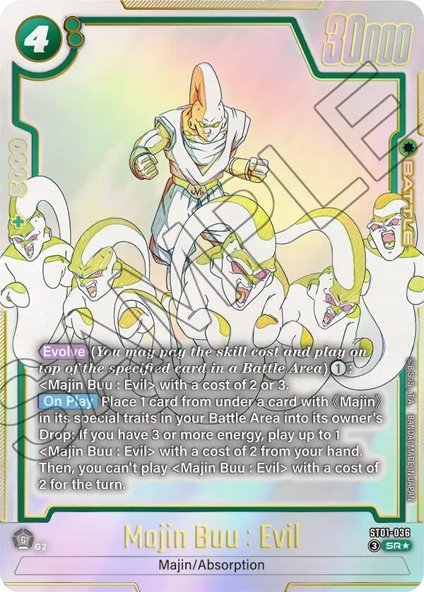 Image for Majin Buu : Evil - ST01-036 (Alternate Art) (ST01-036) (Story Booster 01) (ST01) - Dragon Ball Super: Fusion World