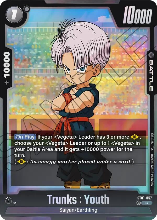 Image for Trunks : Youth - ST01-057 (ST01-057) (Story Booster 01) (ST01) - Dragon Ball Super: Fusion World