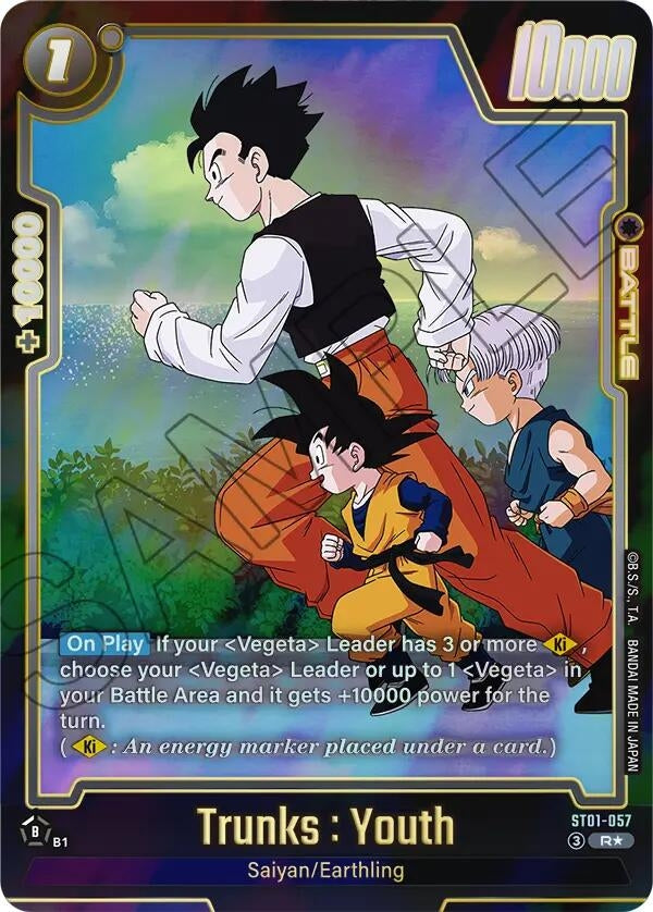 Image for Trunks : Youth - ST01-057 (Alternate Art) (ST01-057) (Story Booster 01) (ST01) - Dragon Ball Super: Fusion World