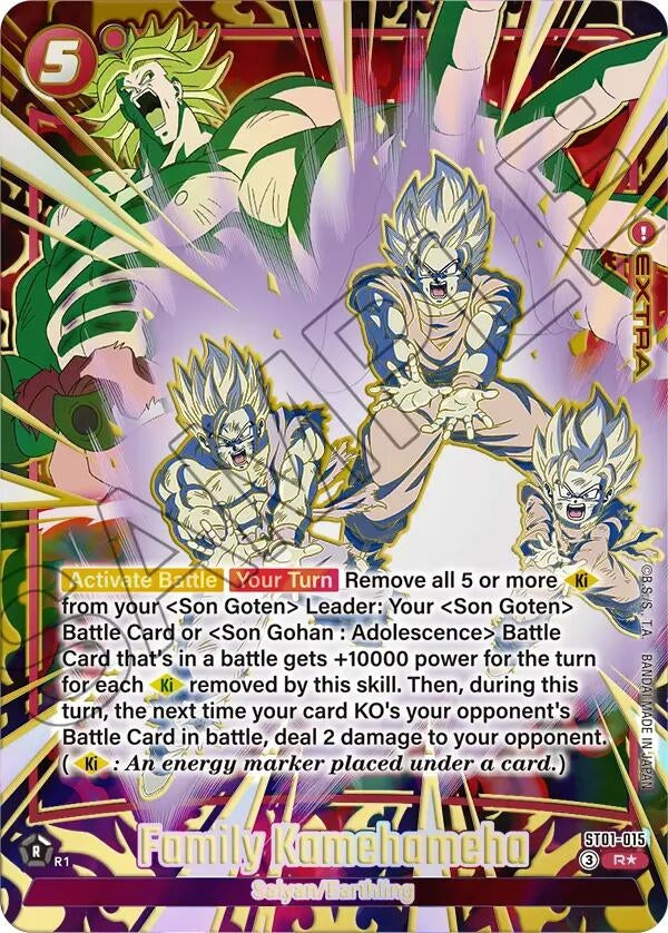 Image for Family Kamehameha (Alternate Art) (ST01-015) (Story Booster 01) (ST01) - Dragon Ball Super: Fusion World