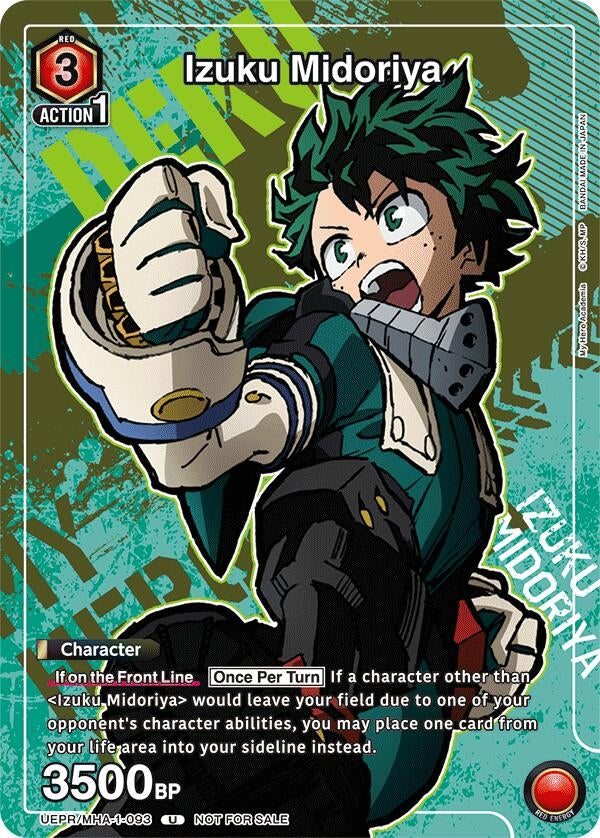 Image for Izuku Midoriya (UEPR/MHA-1-093) (Union Arena Promotion Cards) (UEPR) - Union Arena