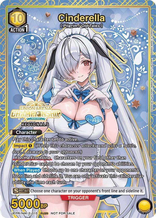 Image for Cinderella (Regionals 26-27) (UEPR/NIK-2-015) (Union Arena Promotion Cards) (UEPR) - Union Arena