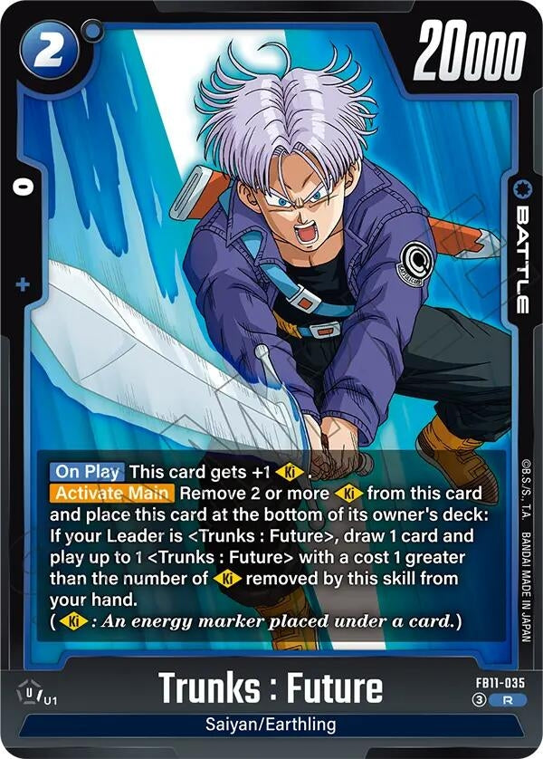 Image for Trunks : Future - FB11-035 (FB11-035) (Brightness of Hope) (FB11) - Dragon Ball Super: Fusion World