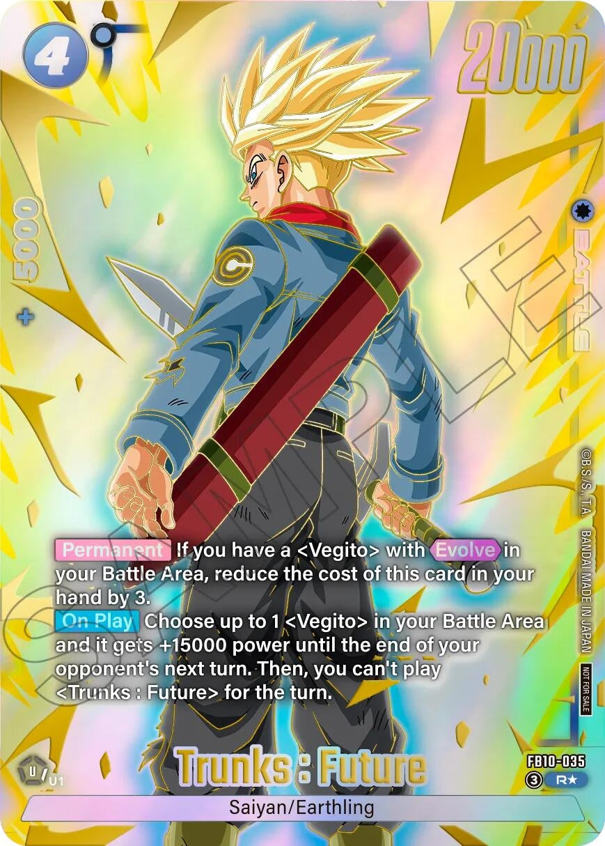 Image for Trunks : Future - FB10-035 (Limited Pack 26-27 WAVE2) (FB10-035) (Tournament and Championship Promos) (DBSFW_TPR) - Dragon Ball Super: Fusion World