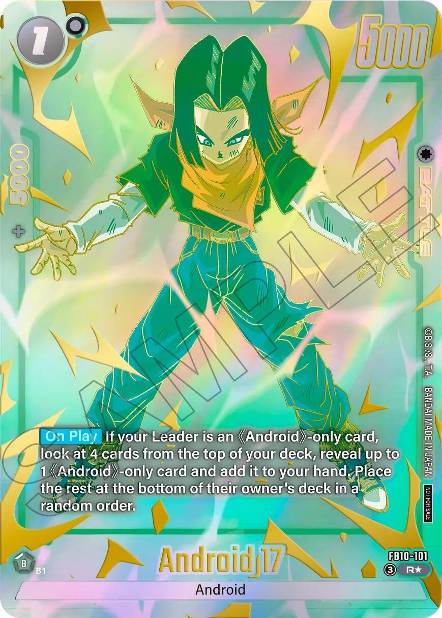 Image for Android 17 - FB10-101 (Limited Pack 26-27 WAVE2) (FB10-101) (Tournament and Championship Promos) (DBSFW_TPR) - Dragon Ball Super: Fusion World