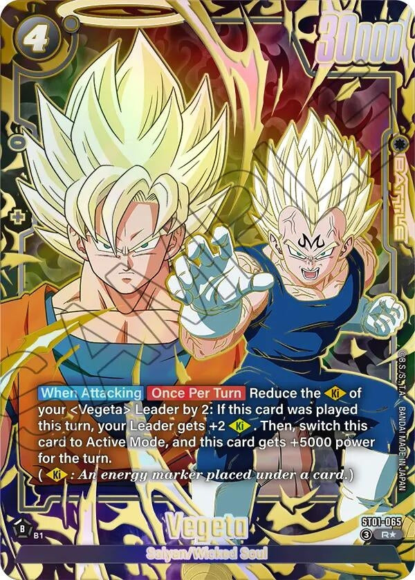Image for Vegeta - ST01-065 (Alternate Art) (ST01-065) (Story Booster 01) (ST01) - Dragon Ball Super: Fusion World
